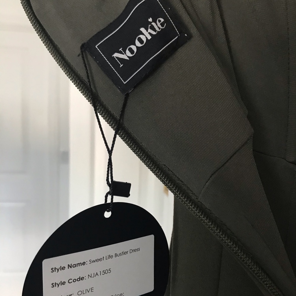 Nookie front-slit, bodycon cocktail dress - Picture 12 of 15